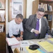 El representante de la Senabico, el Abg. Sergio Benítez Figueredo.