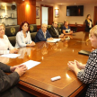 La firma del convenio se efectuó en la Sala de Reuniones del Pleno de la Corte