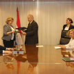 Representaron a la Corte, el presidente Luis María Benítez Riera y las ministras Alicia Pucheta y Miryam Peña