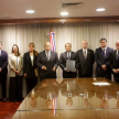 El acto tuvo lugar en la Sala del Pleno del Palacio de Justicia de Asunción.
