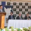 El intendente de J. Augusto Saldívar, Diego Alonso.