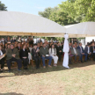 Público presente en el acto de palada inicial de la obra.