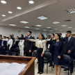 Acto de juramento de ley de nuevos profesionales del derecho.