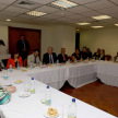 Los representantes del Consejo General del Poder Judicial de España, José Miguel García y Carlos Almela, se reunieron hoy con el equipo de expertos integrantes de los grupos de trabajo para el próximo encuentro internacional.