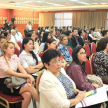 Una importante cantidad de magistrados,  funcionarios e interesados en general participaron del seminario.