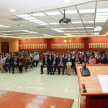 Una importante participación de funcionarios judiciales, magistrados e interesados en general.