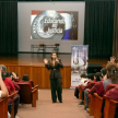La actividad tuvo como disertante a la abogada Liz Paola Mongelós Aguilera, jueza penal de la Adolescencia, quien ofreció un espacio de charla reflexiva sobre la responsabilidad penal de la niñez y la adolescencia.