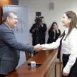 El acto fue en la sala de Conferencias del 9º piso del Palacio de Justicia de Asunción.