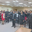 En el marco de la jornada de trabajo, el ministro Benítez Riera tomó juramento a 18 nuevos abogados.