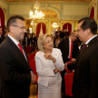 La ceremonia se efectuó en el Salón Independencia del Palacio de López.