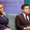 La coordinadora nacional del órgano técnico de la XVIII Cumbre Judicial, Mónica Paredes, y el director de Comunicación de la Corte, Luis Giménez.