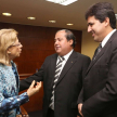 De la reunión también participaron magistrados del interior