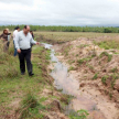 En el establecimiento ganadero de nombre “Santa Carolina”, donde se pudo verificar que se canalizaron varios humedales para secar las tierras.