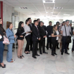 Estudiantes del primer año de la carrera de Derecho de la Universidad Nihon Gakko llegaron a la sede judicial de la capital.