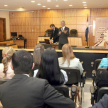Participó del encuentro el director de la Dirección de Politicas Lingüísticas, profesor Ramón Silva.