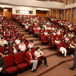 La actividad educativa estuvo dirigida a 300 estudiantes del de 7º al 9º grado.