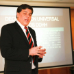 El disertante destacó en su exposición el interés superior del niño.