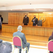 El presidente también pidió a los comparecientes que desempeñen la profesión conforme a la Constitución y las leyes nacionales.