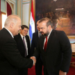 El titular judicial, Luis María Benítez Riera, felicitó al nuevo ministro del Interior, Ariel Martínez Fernández.
