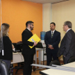 El director ejecutivo del Sistema Nacional de Facilitadores Judiciales, doctor Marcos Guggiari, y la directora operativa, doctora Zulma Orrego, se encargaron de guiar al ministro en su recorrido.