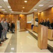 El Salón Auditorio del Palacio de Justicia de la Circunscripción Judicial de Guairá, sede del acto.