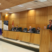 La conferencia estuvo a cargo de juristas de España, como los profesores Juan Antonio García y Luca Mezzetti.