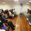 Asistieron los visitantes a una charla ofrecida por el magistrado Matías Garcete.