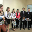 El abogado Edgar Escobar recibió a los visitantes en la Oficina de Quejas y Denuncias.