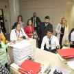 Visitaron las áreas como inmobiliaria, archivo, y la sección de poder e interdicciones, entre otros