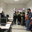 Los alumnos recorrieron el lugar, en que se les explicó el contenido de los materiales existentes en el archivo.