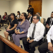 Los alumnos participantes de la competencia estuvieron acompañados de sus profesores tutores y autoridades de sus respectivas universidades.