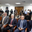 Asistieron al acto el presidente de la Asociación de Jueces del Paraguay, doctor Delio Vera Navarro; el presidente de la Asociación de Magistrados Judiciales, doctor Ángel Daniel Cohene; entre otros.