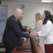 Saludo protocolar a las autoridades. 