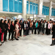  Los visitantes fueron recibidos por la encargada de la oficina la Licenciada Amada Herrera