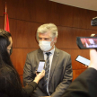 Luego del acto, el ministro del Interior, Arnaldo Giuzzio, informó que se concretó la firma de un convenio interinstitucional que permitirá adecuarse a un modelo electrónico de documentos.