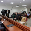 El ministro Benítez Riera expresó sus felicitaciones a loa magistrados que seguirán impartiendo justicia.