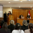 El diplomado inició con las palabras de apertura del abogado Imbert Mereles, director del CIEJ, quien subrayó que es la primera ocasión que  la dependencia que preside organiza esta capacitación de manera gratuita.