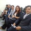 Los visitantes, esperando el inicio del juicio oral y público.