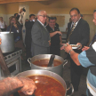 Se inspeccionó el área de alfabetización y el estado de la alimentación.