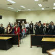 El ministro presidió el acto de juramento de ley de 13 nuevos abogados.