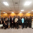 Los visitantes fueron recibidos en el Salón Auditorio “Dra. Gladys Bareiro de Módica” por el presidente del Consejo de Administración de la Tercera Circunscripción Judicial, abogado Luis Alberto García Cabrera.