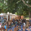 El taller educativo se desarrolló en la tarde  en la Compañía Ñandukua.