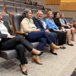 Estuvieron presentes la presidenta del Consejo de Administración de la Circunscripción Judicial de Alto Paraná, doctora Bertha Ávalos, acompañada de las vicepresidentas primera y segunda, doctoras Ybete Welter de Troes y Nilda Cáceres