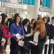Los visitantes recibieron materiales didácticos sobre la Secretaría.