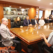 El presidente de la Corte Suprema de Justicia, doctor César M. Diesel Junghanns, y el intendente Ernst Giesbrecht firmaron un convenio marco de cooperación interinstitucional.