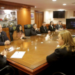 Reunión realizada en la sala del pleno de la CSJ.