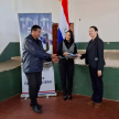 La actividad estuvo a cargo de la jueza de Paz, abogada Cynthia Ortega, quien disertó junto con Aldo Ávalos, coordinador del Departamento de Educación en Justicia.