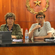 La disertación estuvo a cargo de la Magister Nuria Carreras Font y Magister Carmen Blanco Cortés, representantes de Archiveros Sin Fronteras Internacional (AsF – España).