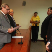 El presidente de la Corte Suprema de Justicia, doctor Antonio Fretes; la ministra Alicia Pucheta de Correa y los ministros Miguel Oscar Bajac y Luis María Benítez Riera presidieron el acto.