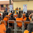 La charla educativa se llevó a cabo en la Escuela Básica Nº 1325 Santa Rosa del Monday. 